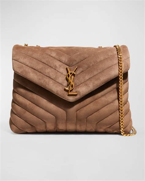 ysl suede clutch